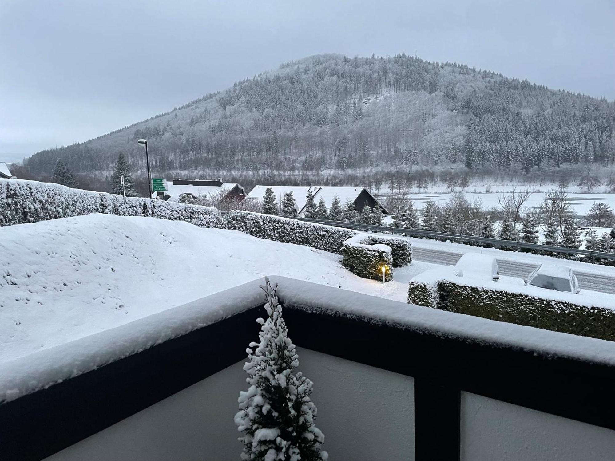 Ferienwohnung Am Hillestausee Winterberg Exterior foto